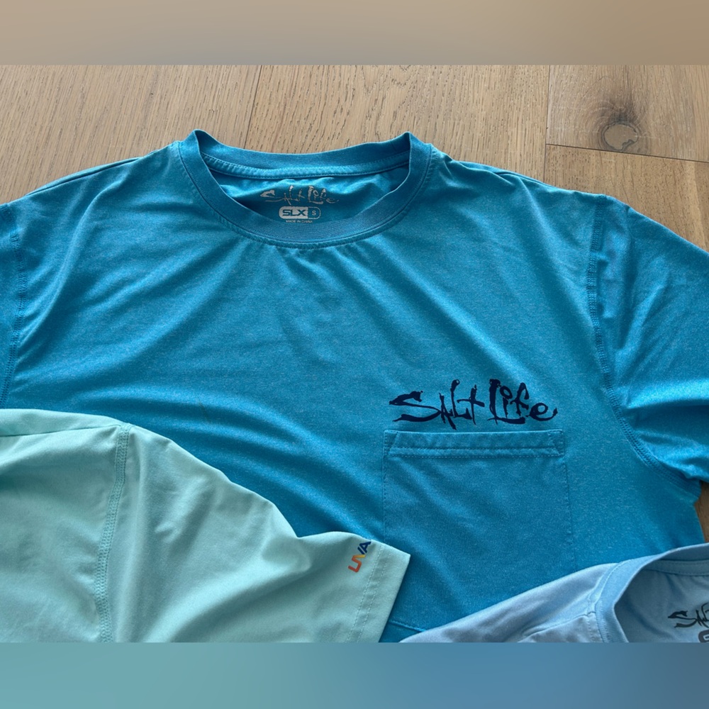 3 Salt Life Shirts - Small - Picture 7 of 10